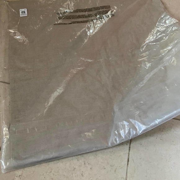 Pottery Barn Kelcie Pillow Cover Neutral 22 sq Embroidered Stonewash Birds Linen - Picture 11 of 15